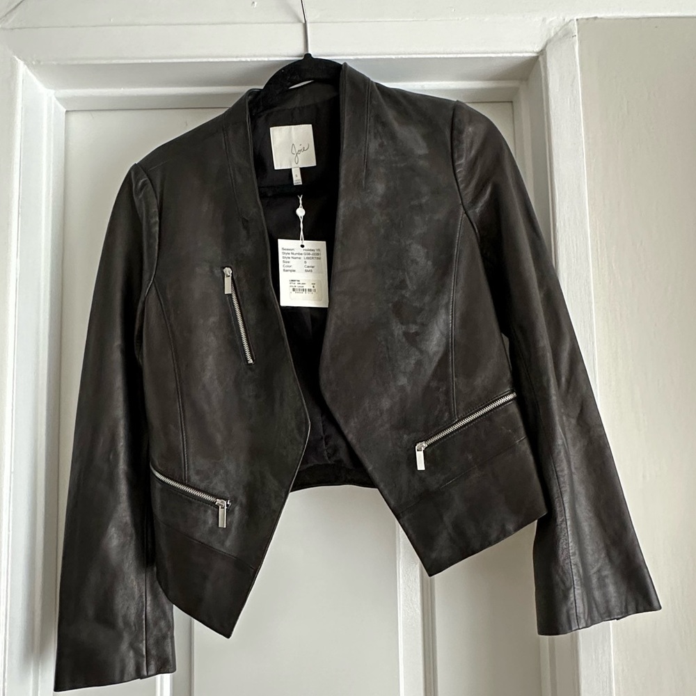 Joie genuine leather jacket SML